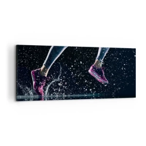Cuadro sobre lienzo - Impresión de Imagen - Fuerza de impulso - 100x40 cm