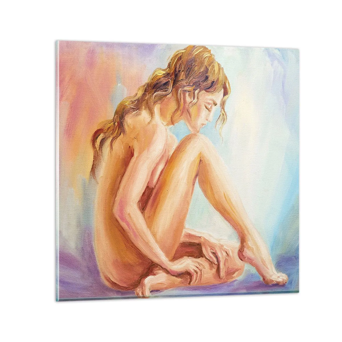 Cuadro sobre vidrio - Impresiones sobre Vidrio - Acto de juventud - 40x40 cm