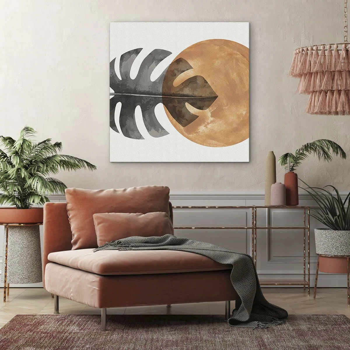 Cuadro sobre lienzo - Impresión de Imagen - Siempre el sol - 30x30 cm