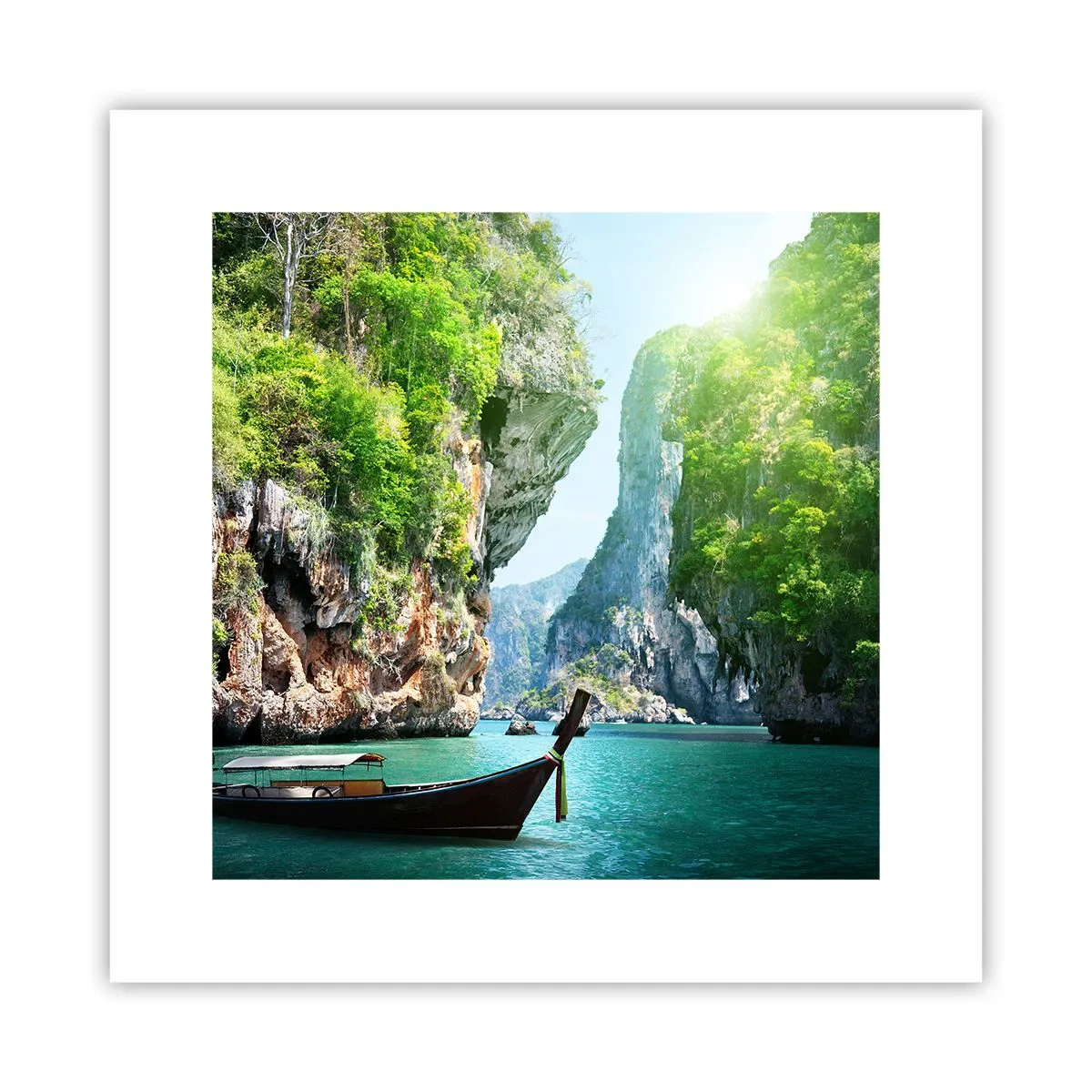 Póster - Una invitación a un viaje exótico - 30x30 cm