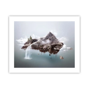 Póster - Isla surrealista - 50x40 cm