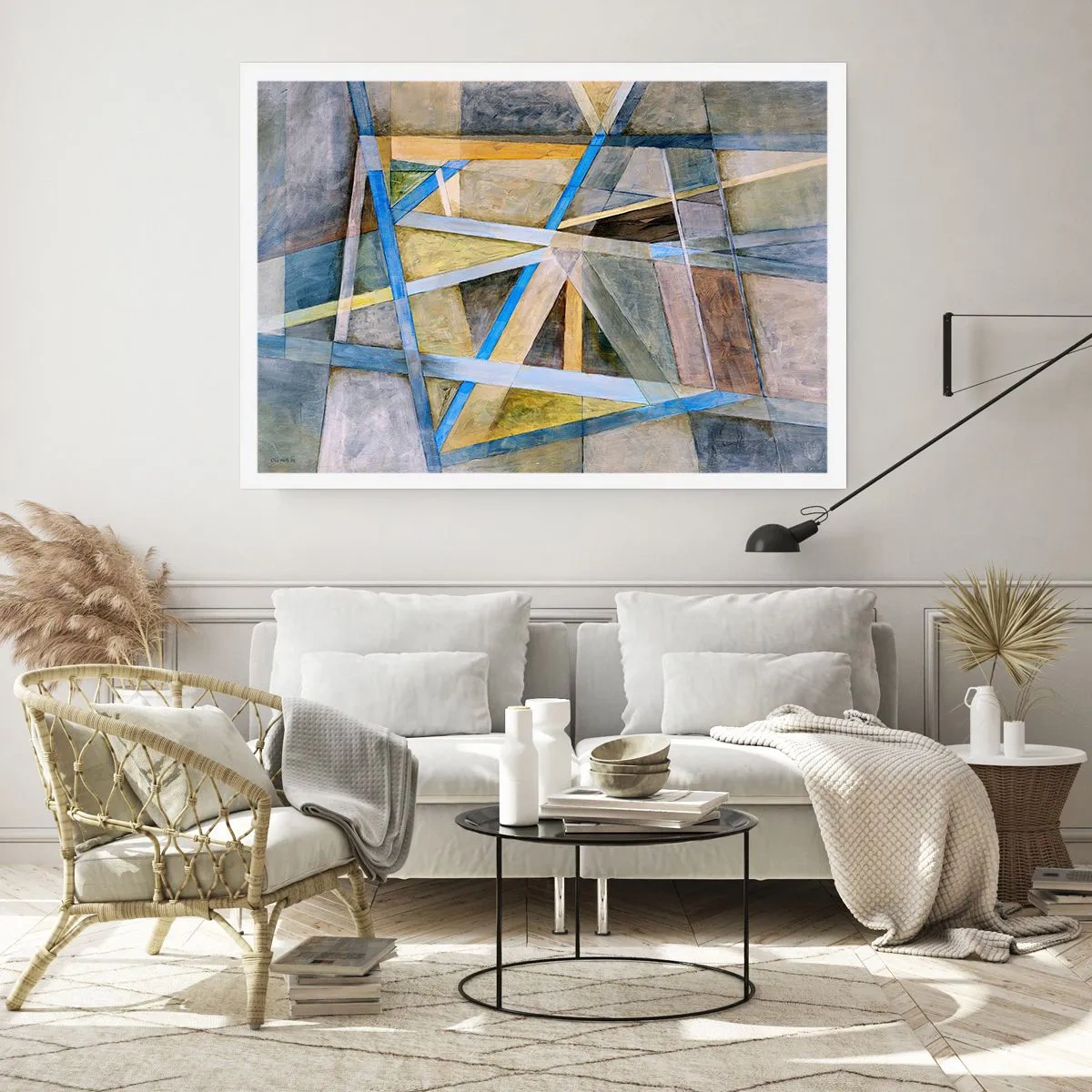 Póster - ¿Recto o inclinado? - 40x30 cm