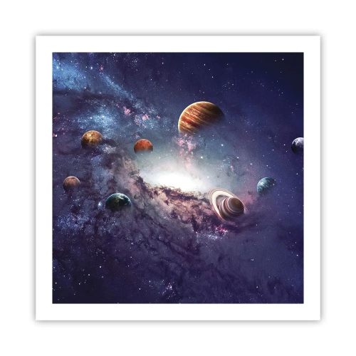 Póster - La danza alrededor del Sol - 60x60 cm