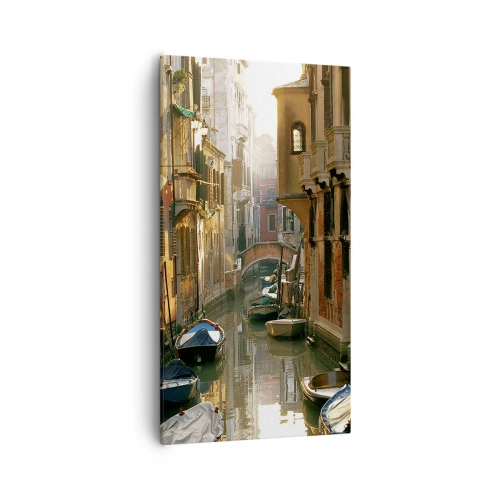 Cuadro sobre lienzo - Impresión de Imagen - En un callejón veneciano - 55x100 cm