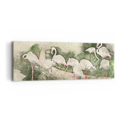 Cuadro sobre lienzo - Impresión de Imagen - Un sueño exótico - 90x30 cm