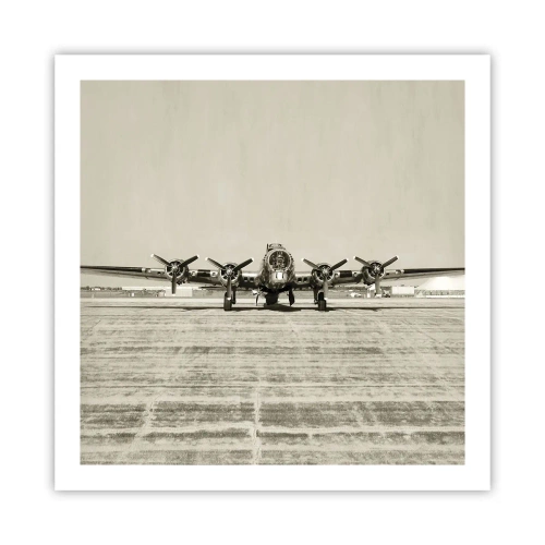 Póster - Como siempre, preparado - 60x60 cm