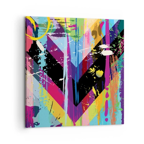 Cuadro sobre lienzo - Impresión de Imagen - De arriba a abajo - 50x50 cm