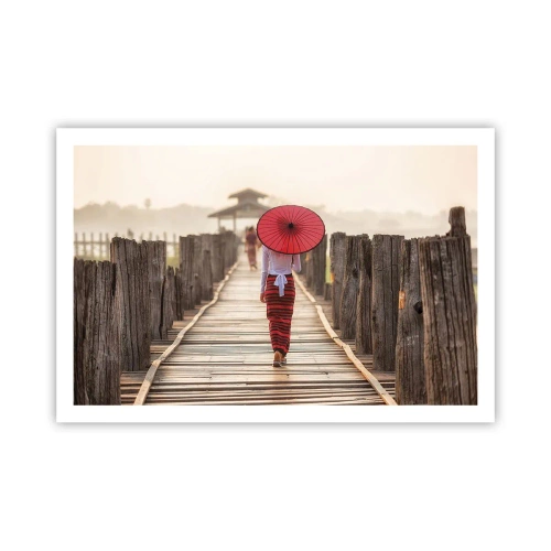 Póster - En un viejo puente - 91x61 cm