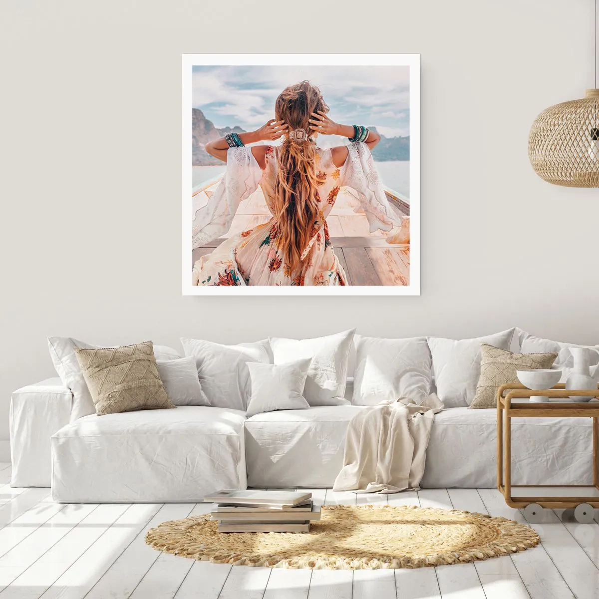 Póster - Rumbo a la felicidad - 40x40 cm