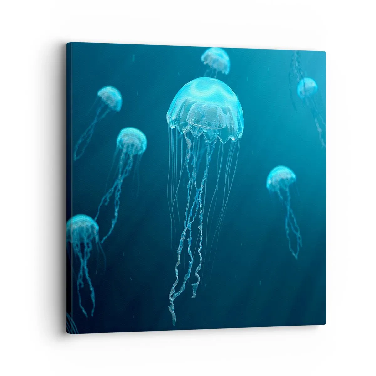 Cuadro sobre lienzo - Impresión de Imagen - Danza oceánica - 30x30 cm