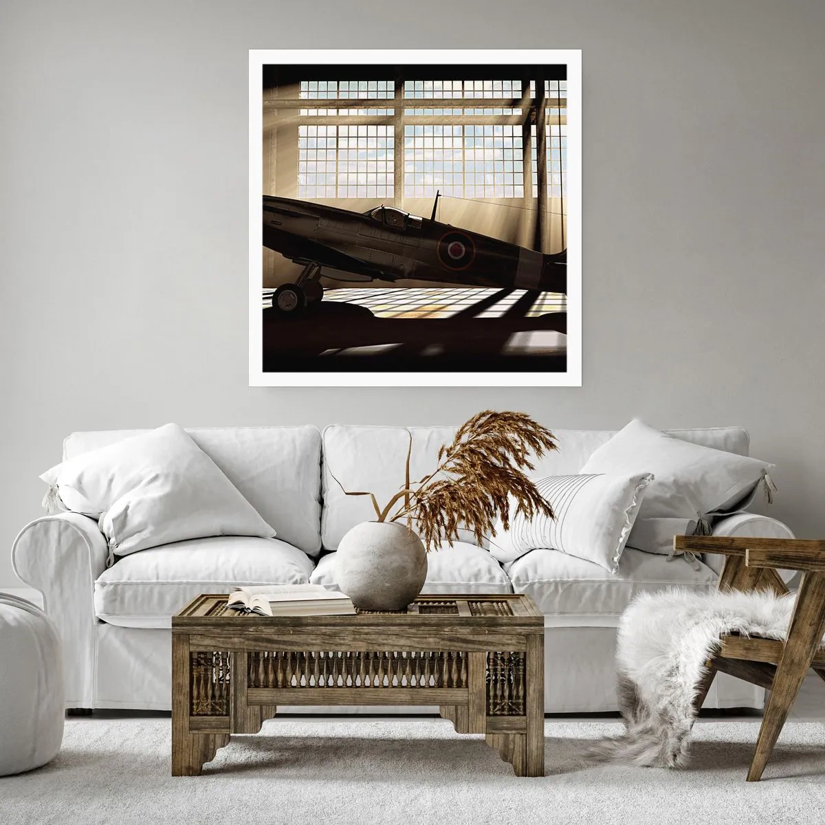 Póster - El descanso del guerrero - 50x50 cm