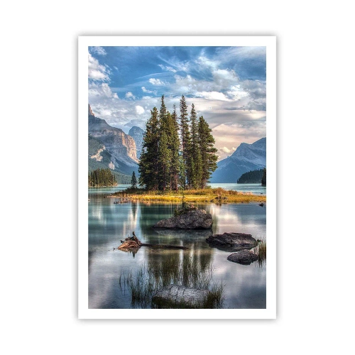 Póster - Sobre el agua cristalina... - 70x100 cm