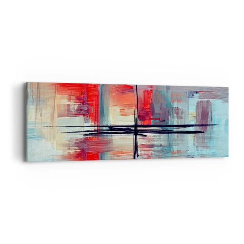 Cuadro sobre lienzo - Impresión de Imagen - Paisaje en una dimensión desconocida - 90x30 cm