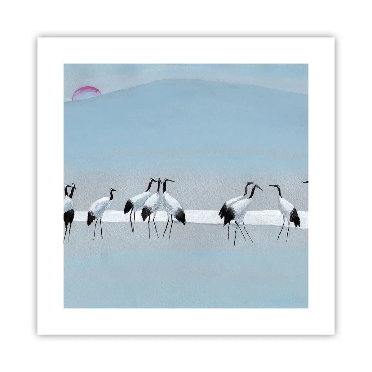 Póster - Después de un día caluroso - 40x40 cm