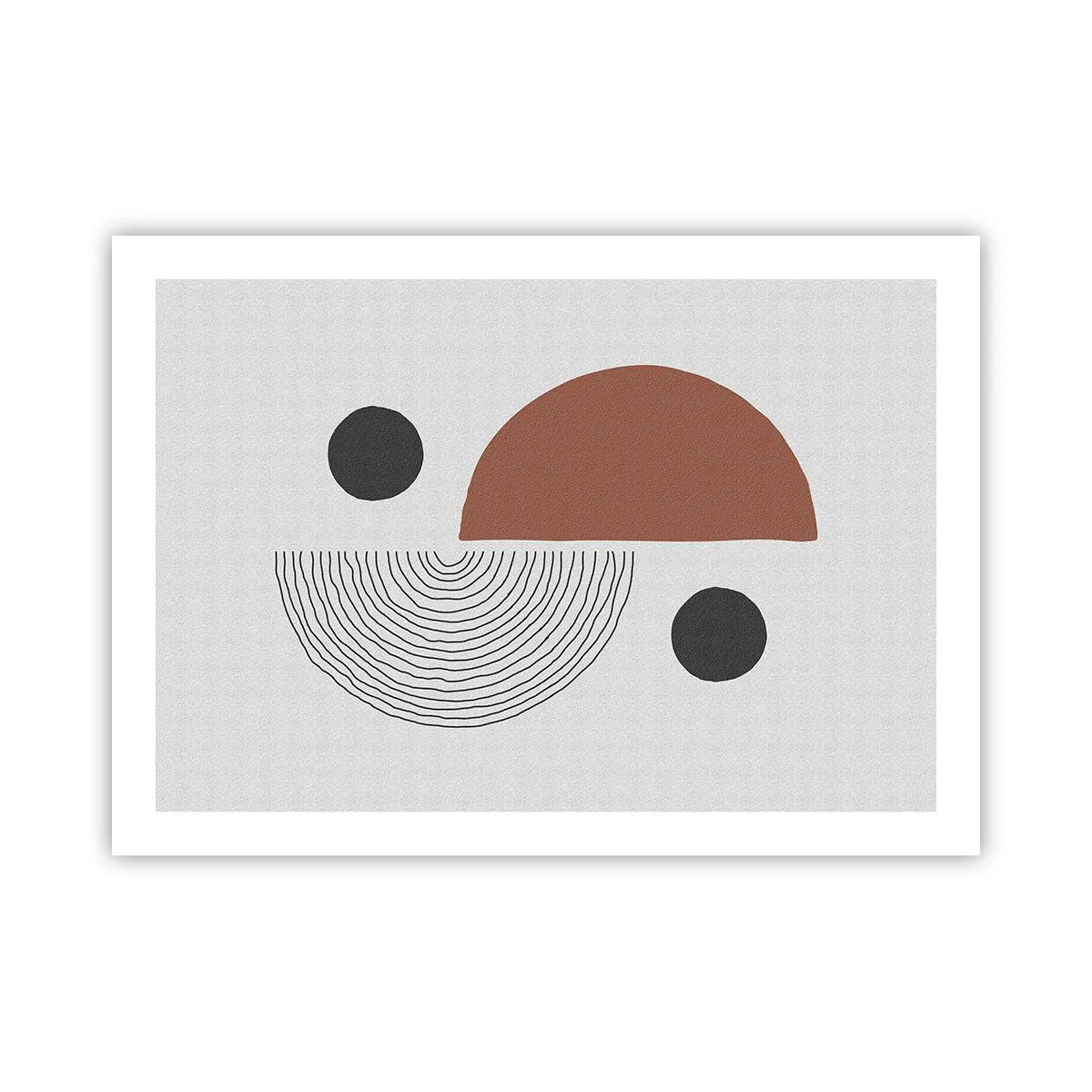 Póster - La perfección del círculo - 70x50 cm