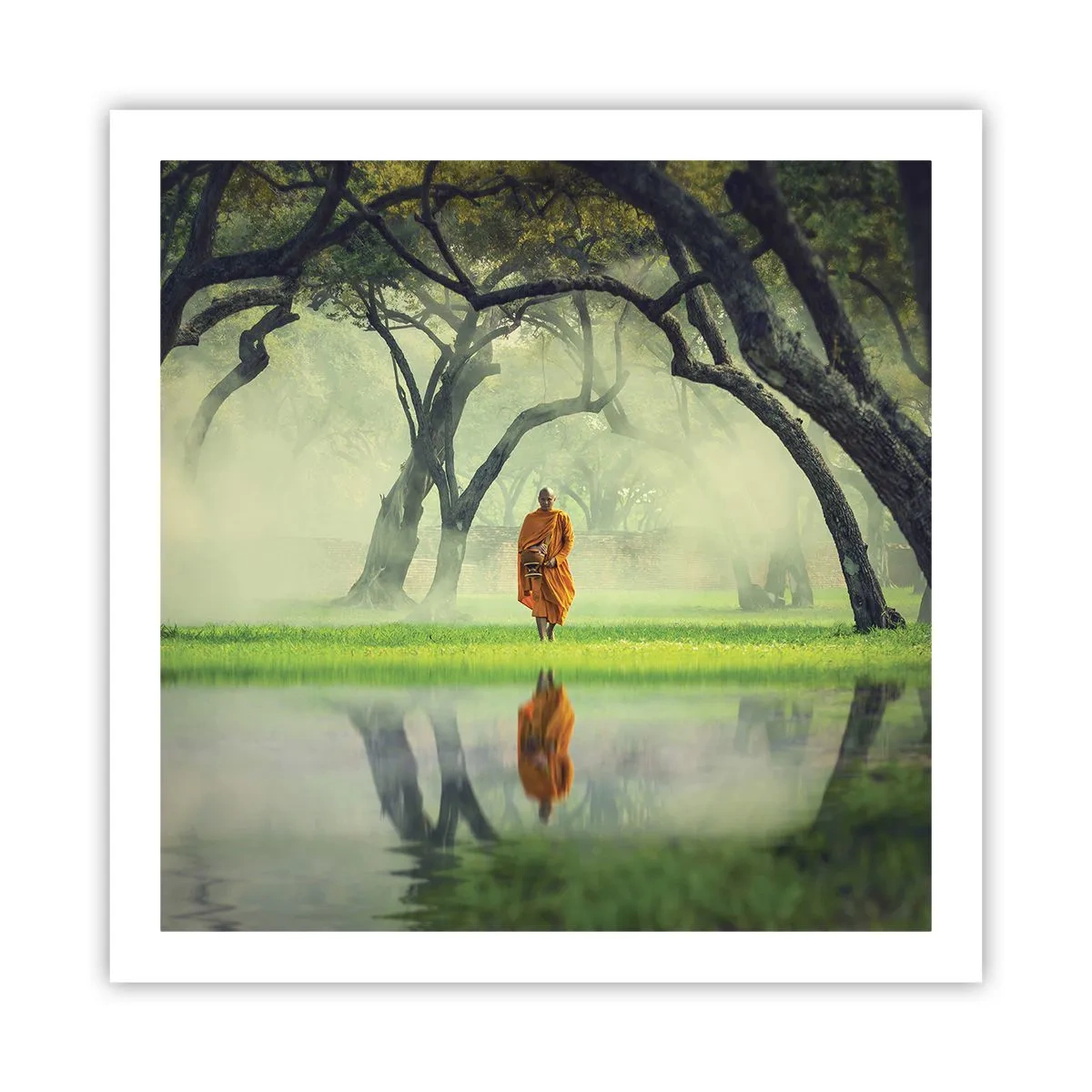 Póster - En el camino de la iluminación - 60x60 cm