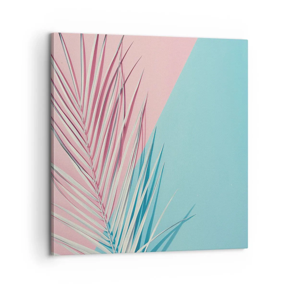 Cuadro sobre lienzo - Impresión de Imagen - Impresión tropical - 60x60 cm