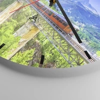 Esfera sin numeración, con rayas