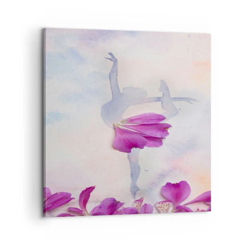 Cuadro sobre lienzo - Impresión de Imagen - Suave como una flor - 60x60 cm