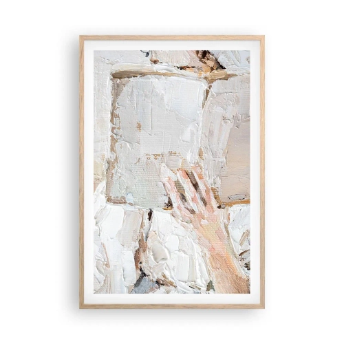 Póster en marco roble claro - En otro mundo - 61x91 cm