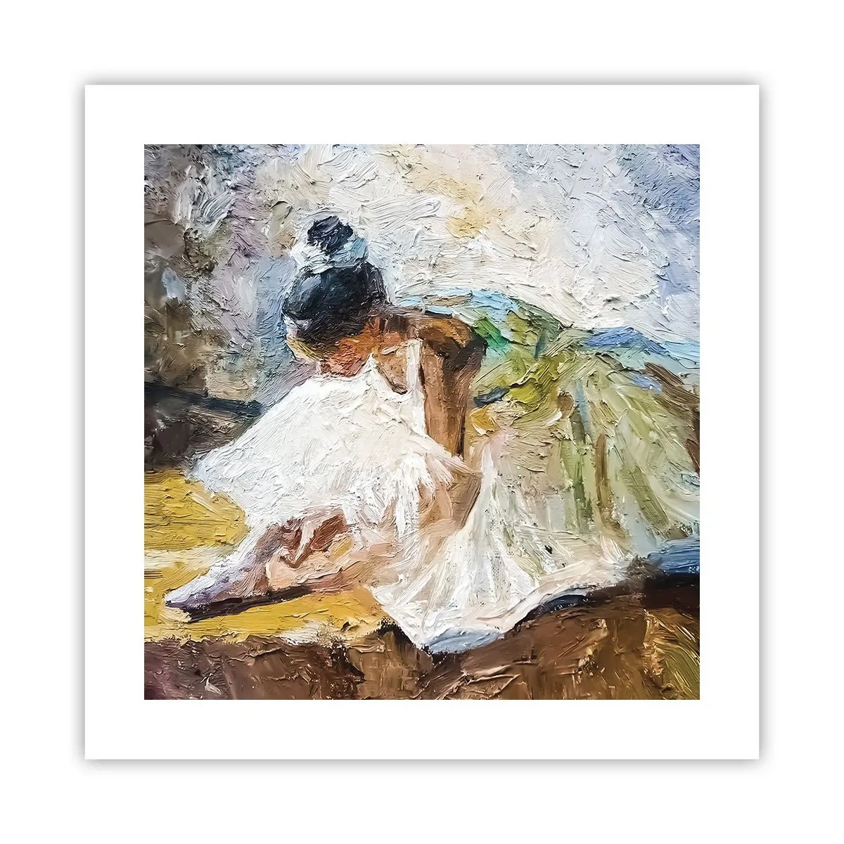 Póster - De un cuadro de Degas - 40x40 cm