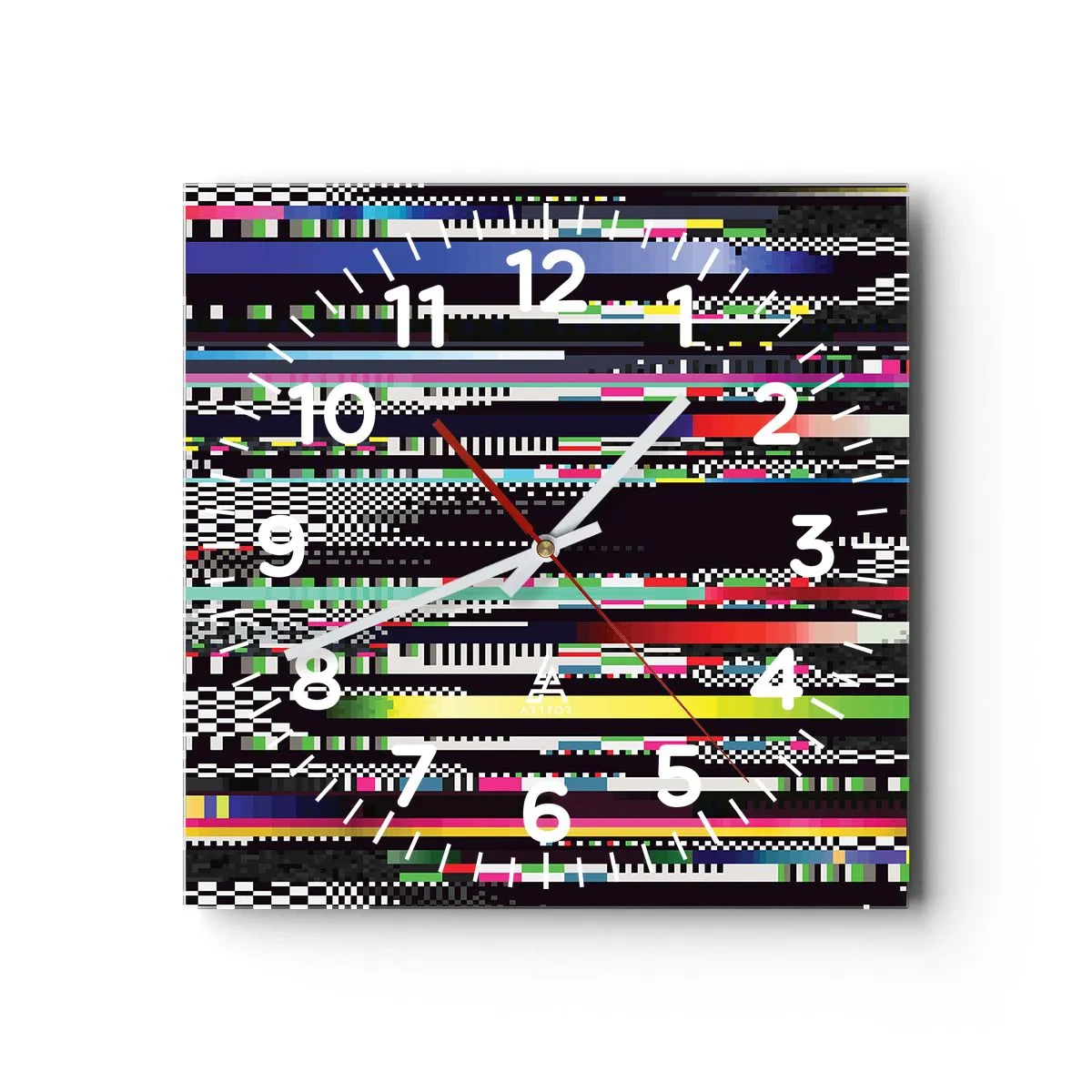 Reloj de pared - Reloj de vidrio - Una imagen de otra realidad - 30x30 cm