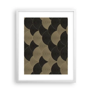 Póster en marco blanco - Multiplicación de la unidad - 40x50 cm