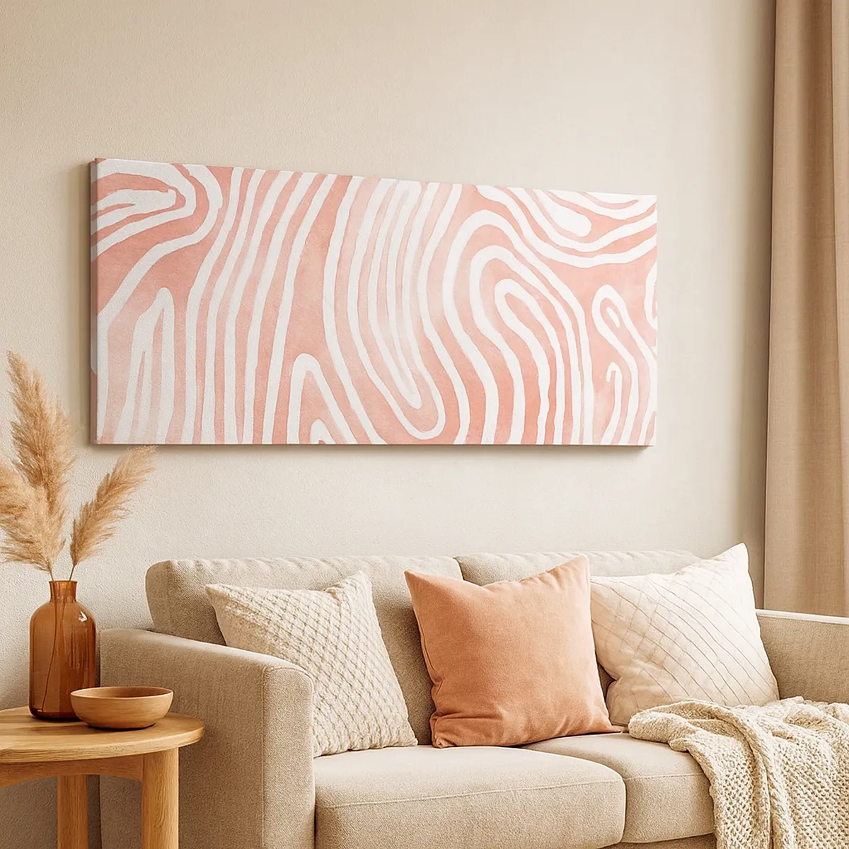 Cuadro sobre lienzo - Impresión de Imagen - En un laberinto de coral - 30x30 cm