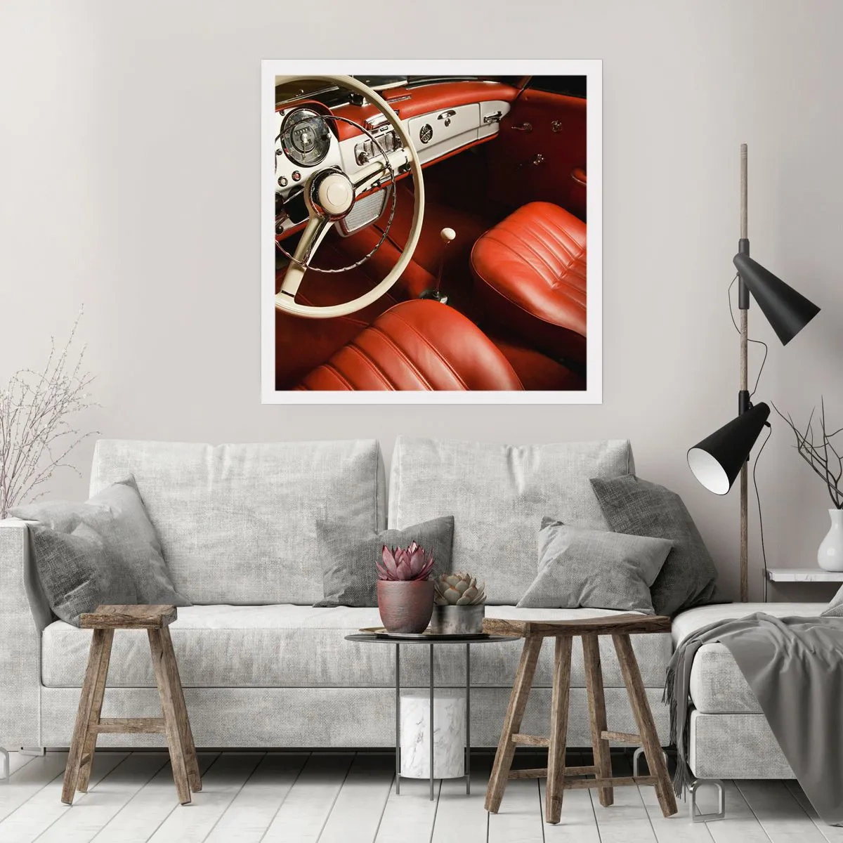 Póster - Lujo vintage - 30x30 cm