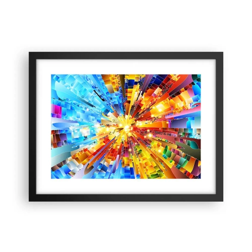 Póster en marco negro - In medias res - 40x30 cm