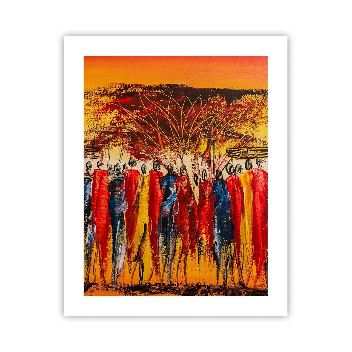 Póster - Allí, allí, allí van - 40x50 cm