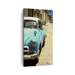 Cuadro sobre lienzo - Impresión de Imagen - ¡Viva Cuba! - 45x80 cm