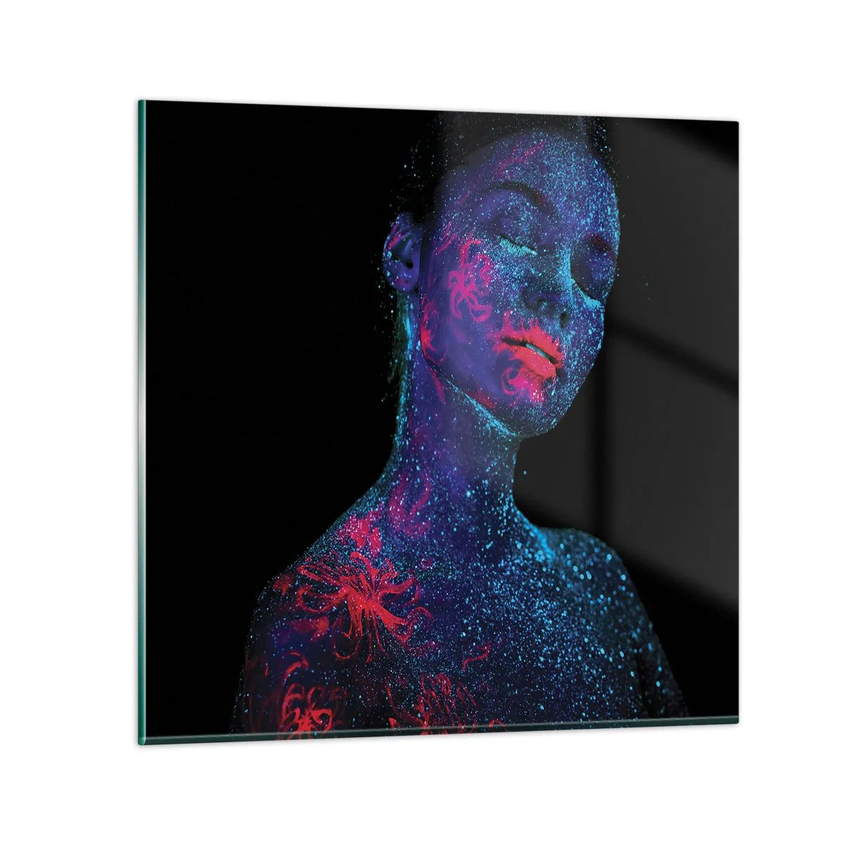 Cuadro sobre vidrio - Impresiones sobre Vidrio - En polvo de estrellas - 30x30 cm