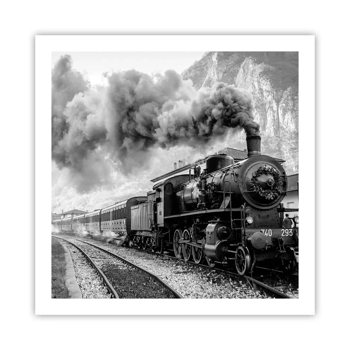 Póster - Rumbo a la estación... - 60x60 cm