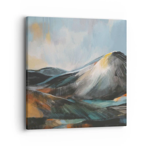 Cuadro sobre lienzo - Impresión de Imagen - Crudo y bello - 40x40 cm
