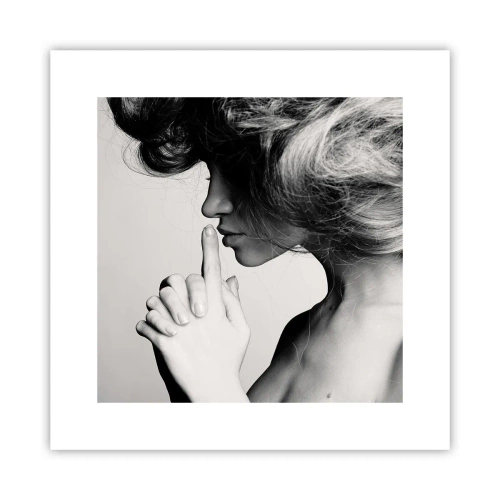 Póster - Escucharme a mí misma - 30x30 cm