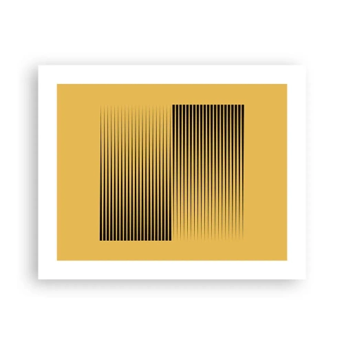 Póster - Cuadrado de opuestos - 50x40 cm