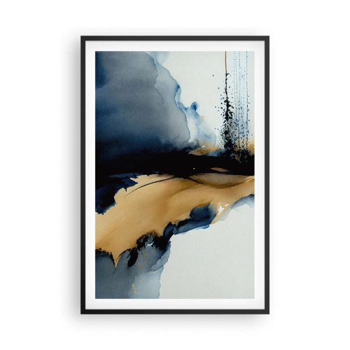 Póster en marco negro - Tras el telón - 61x91 cm