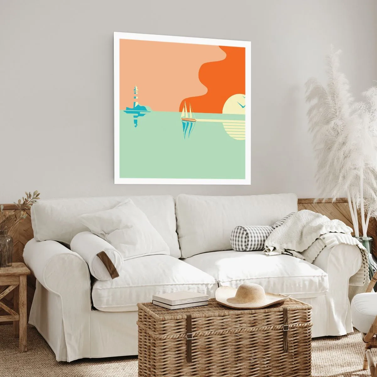 Póster - Un paisaje marino perfecto - 30x30 cm