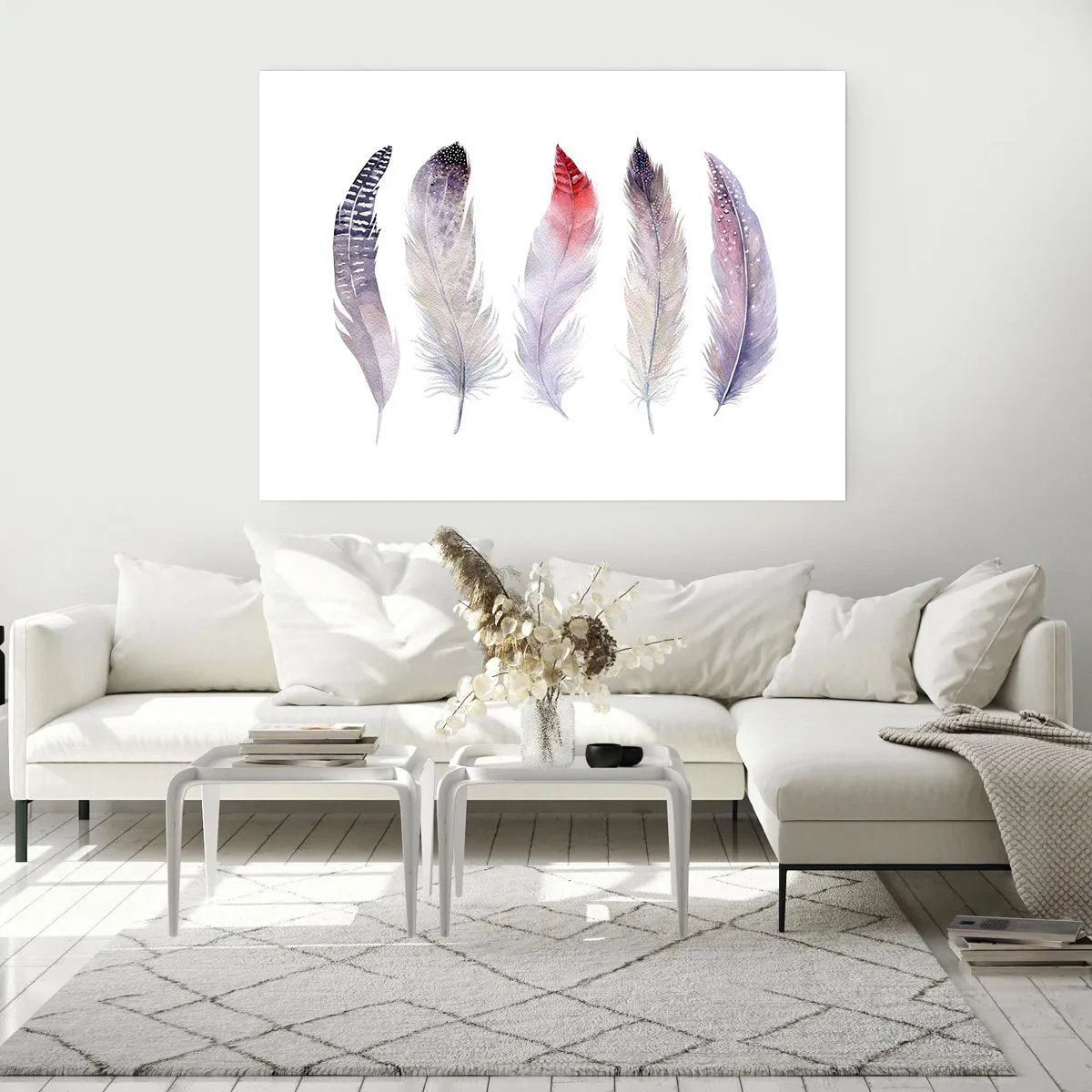 Póster - Suave como la niebla de muchos colores - 91x61 cm