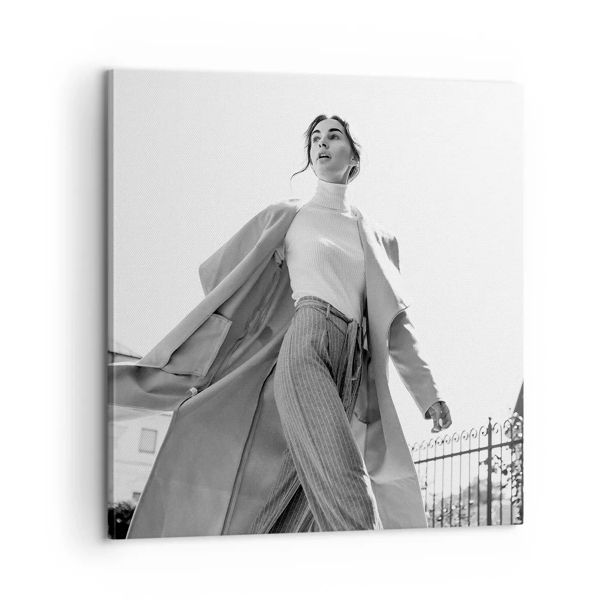 Cuadro sobre lienzo - Impresión de Imagen - ¿Vienes conmigo? - 60x60 cm