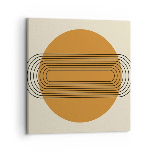 Cuadro sobre lienzo - Impresión de Imagen - El plan perfecto - 70x70 cm