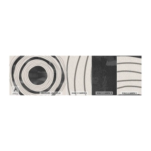 Muestra de fotomural autoadhesivo Deluxe Sticker - En el centro mismo - Ruedas, Minimalismo, Envejecido - 100x30 cm