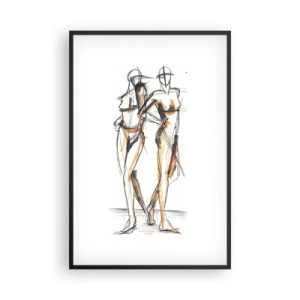 Póster en marco negro - Un estudio sobre el encanto - 61x91 cm