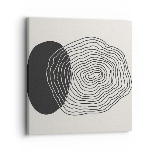 Cuadro sobre lienzo - Impresión de Imagen - Persistencia y vibración - 30x30 cm