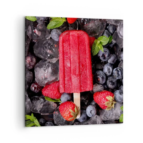 Cuadro sobre lienzo - Impresión de Imagen - El sabor del verano caluroso - 50x50 cm