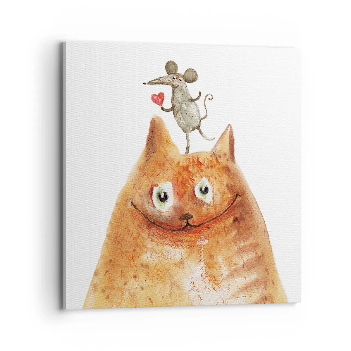 Cuadro sobre lienzo - Impresión de Imagen - Paradojas del amor - 70x70 cm