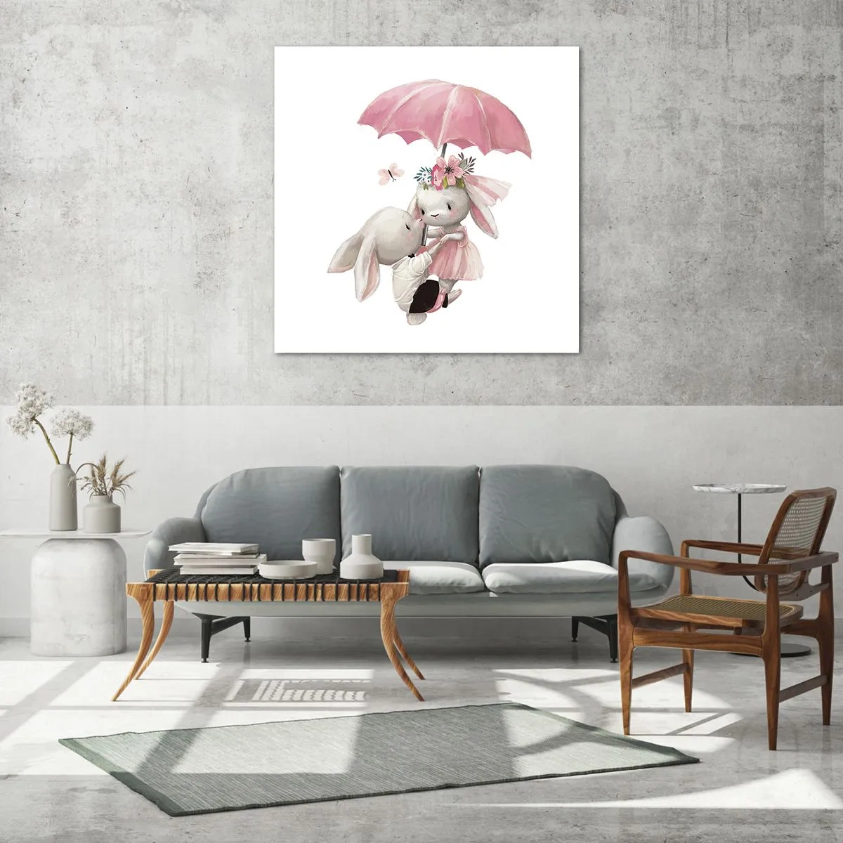 Cuadro sobre vidrio - Impresiones sobre Vidrio - Esto es amor - 30x30 cm