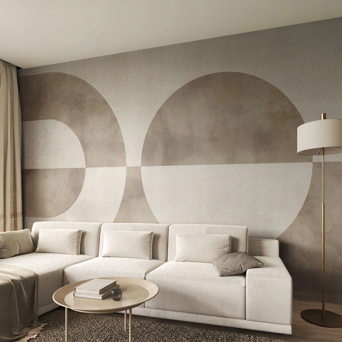 Fotomural Premium Canvas - Similitudes y diferencias - Minimalismo, Brillante, formas - 250x175 cm