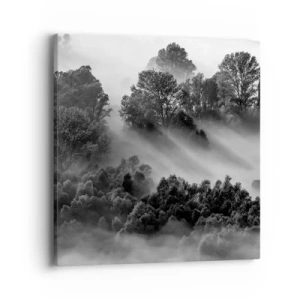 Cuadro sobre lienzo - Impresión de Imagen - Levantarse del sueño - 40x40 cm